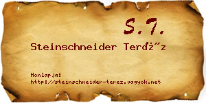 Steinschneider Teréz névjegykártya
